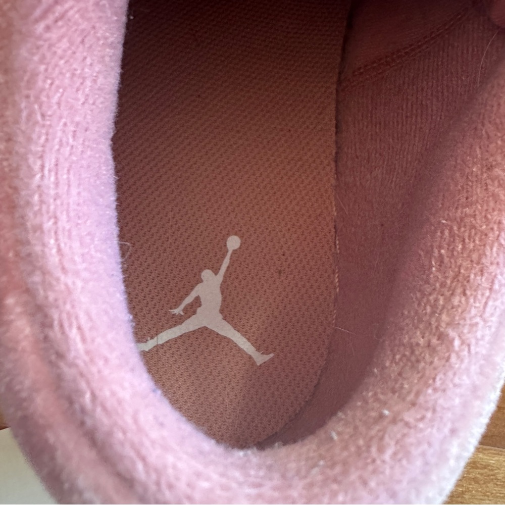 Women's Nike air Jordan 1 se pink velvet women's low sneakers size 9.5 - Picture 11 of 14